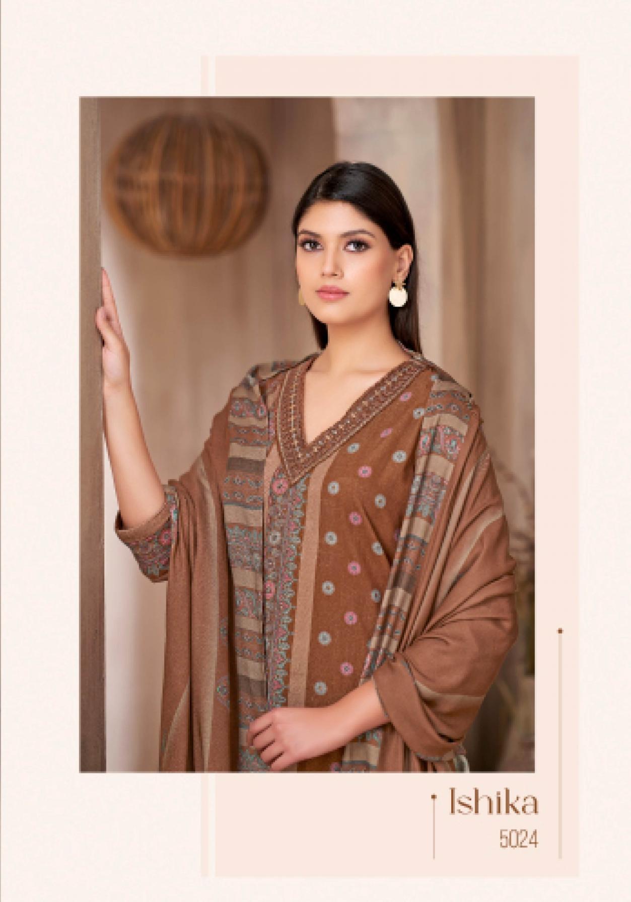 ishika by t&m designer corduroy rich hit design dress materials 