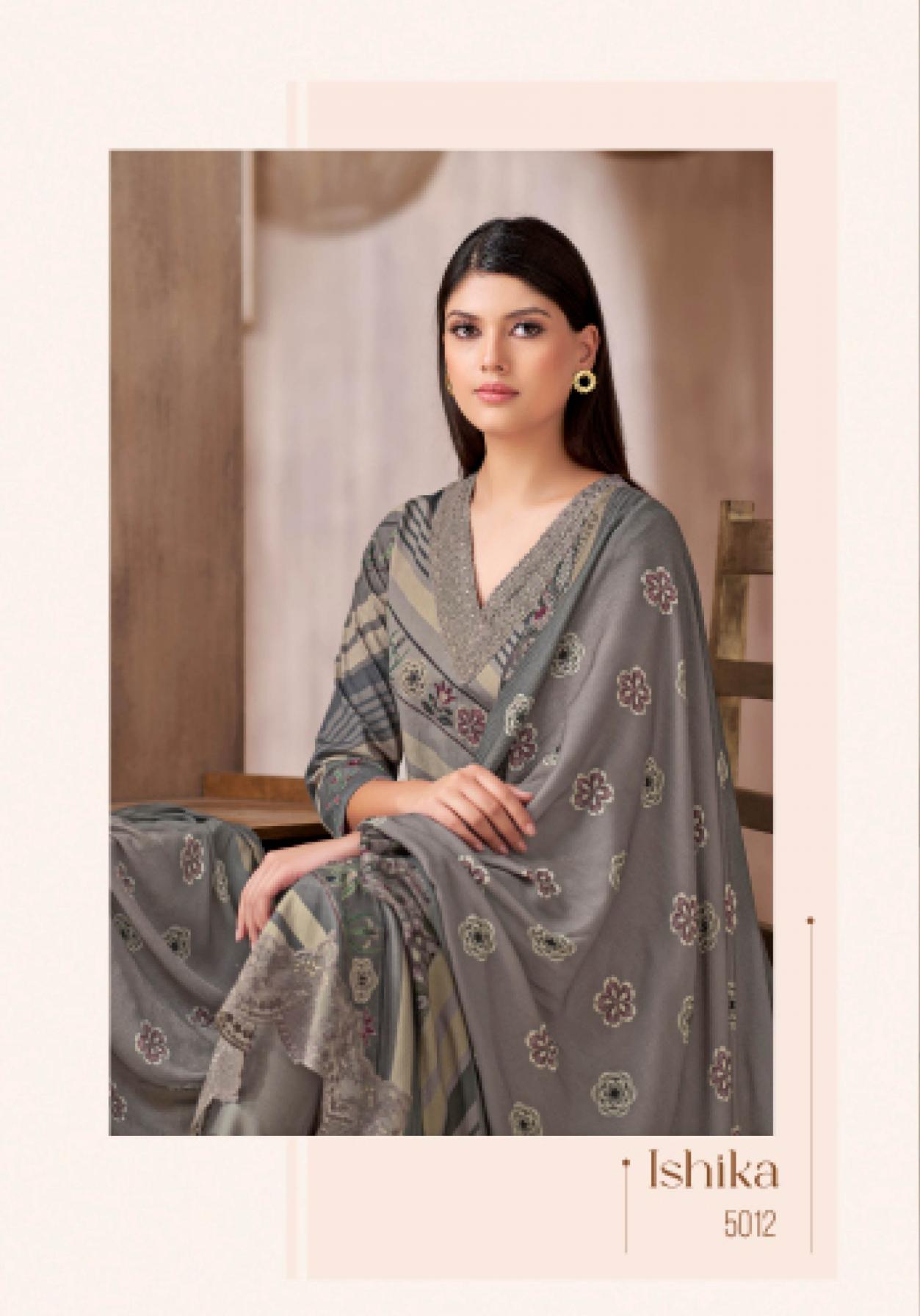 ishika by t&m designer corduroy rich hit design dress materials 