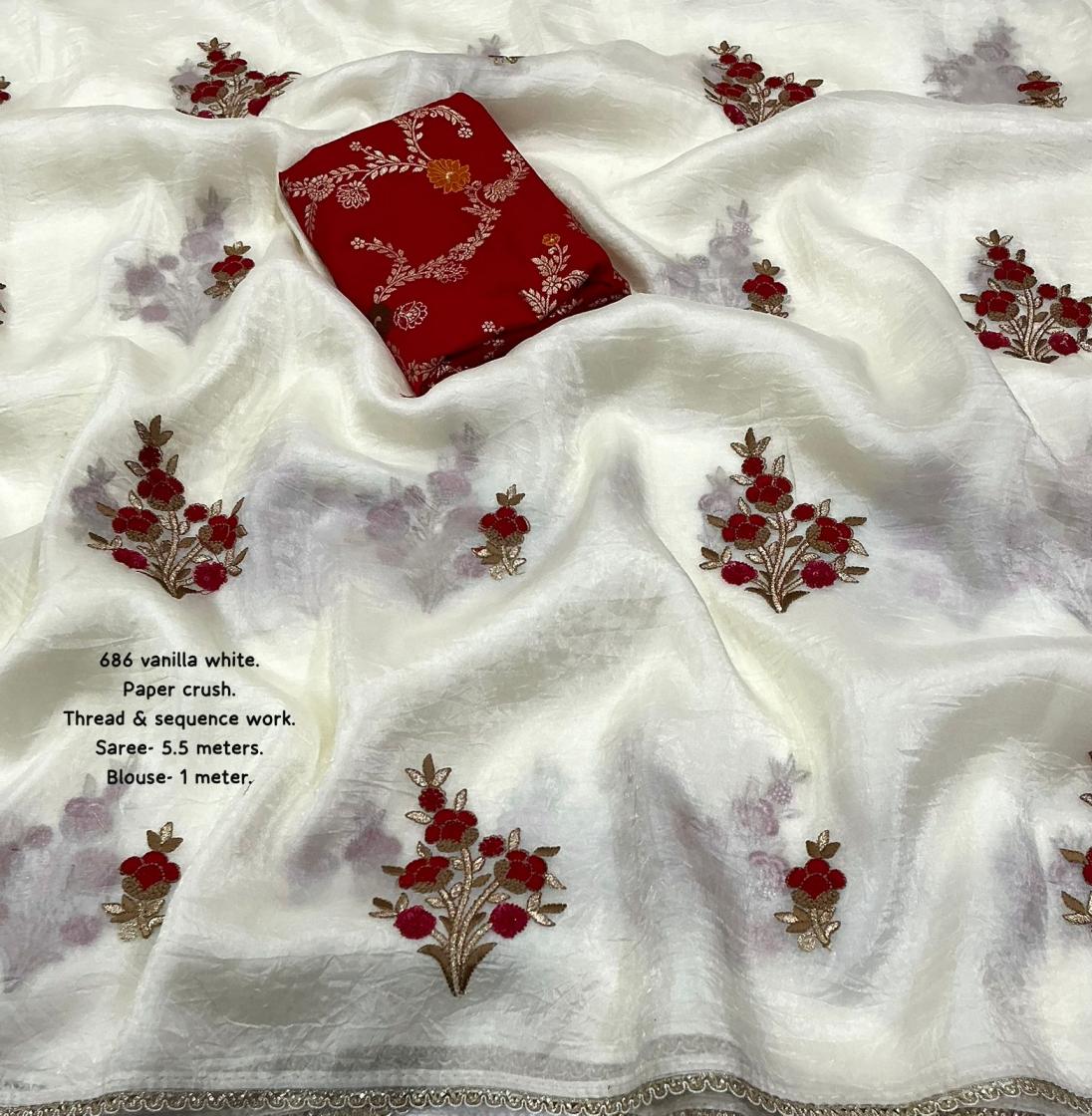 kc 686 paper crush shop trendy saree for womens 