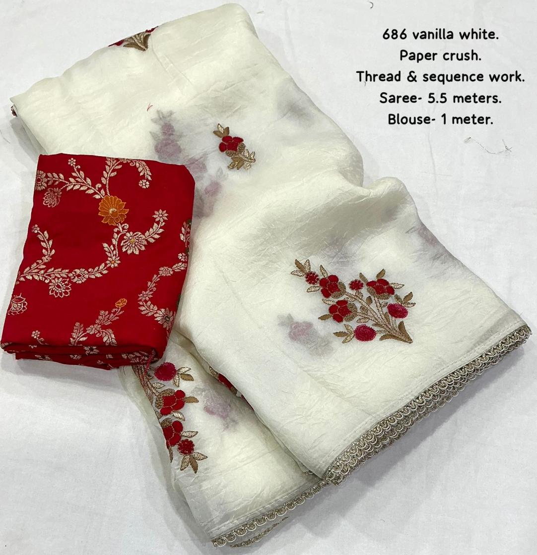 kc 686 paper crush shop trendy saree for womens 