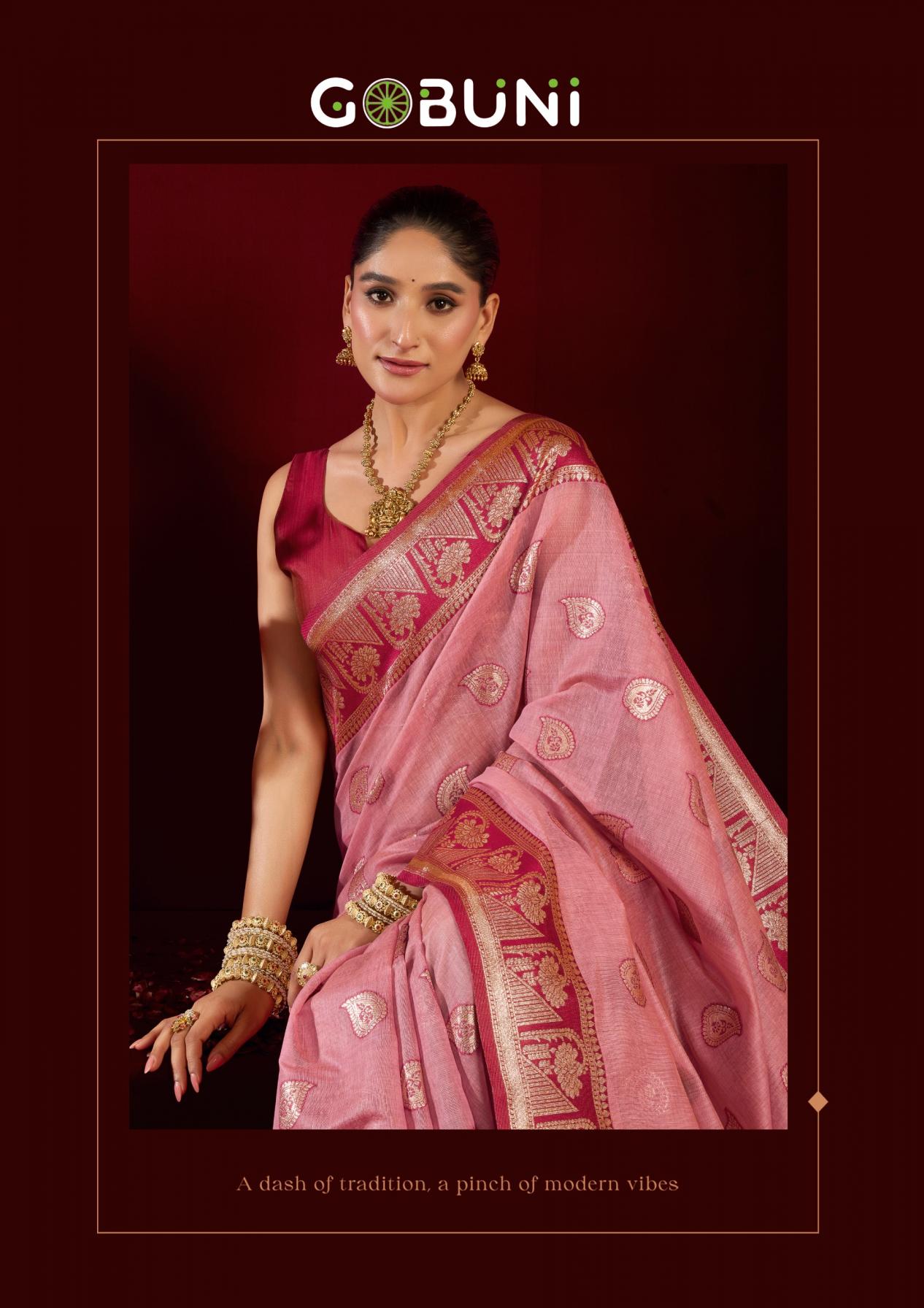 shivika by gobuni modal banarasi shop stunning sarees for any occasion