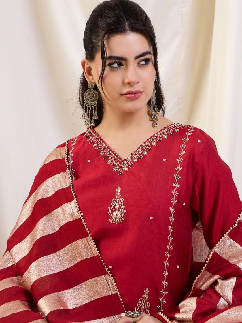 vertican silk dyed readymade unique combo big size suit for womens 