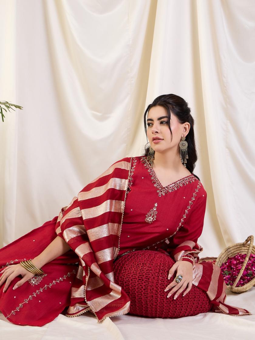 vertican silk dyed readymade unique combo big size suit for womens 