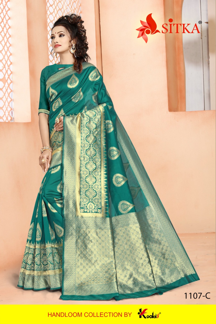 Natural Silk 1107 By Sitka Cotton Silk Casual Wear Saree