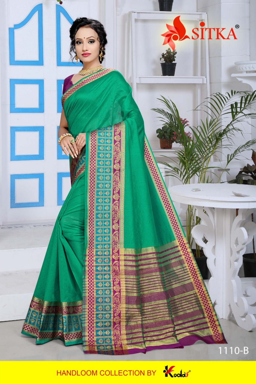 Ruhaab 1110 By Sitka Casual Summer Wear Cotton Silk Saree