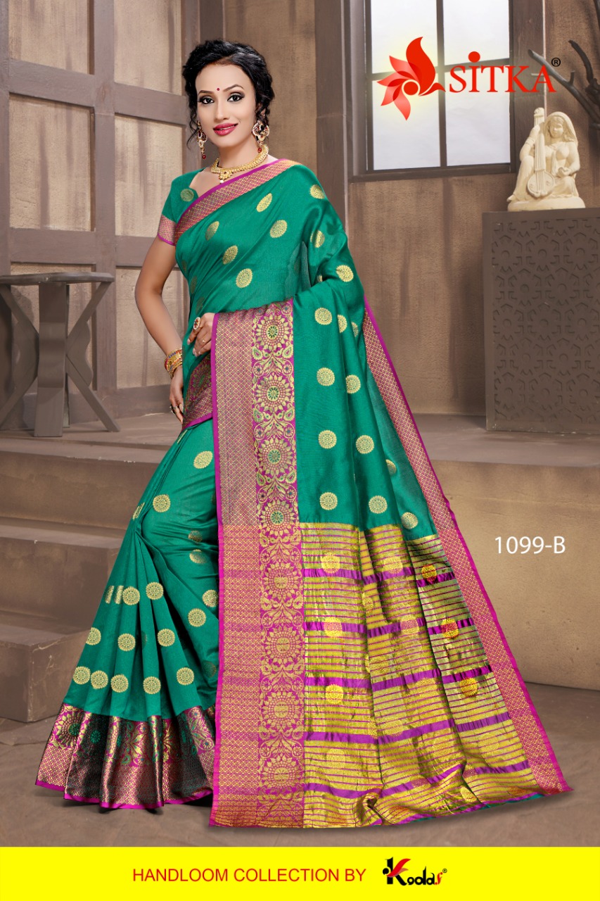 Sitka Ratnagiri 1099 Handloom Cotton Silk Festival Wear Saree