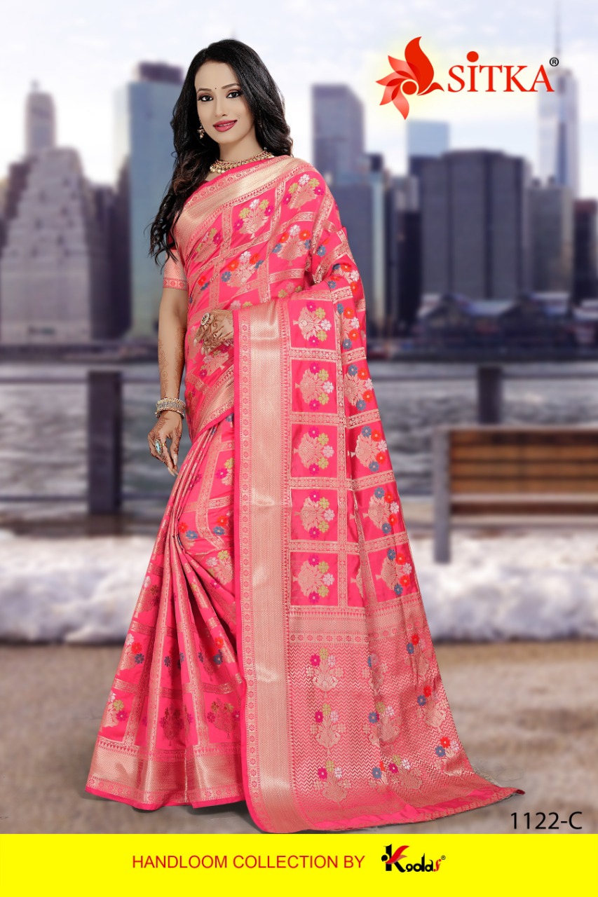 Sitka Devimangal 1122 Cotton Silk Saree Wholesaler