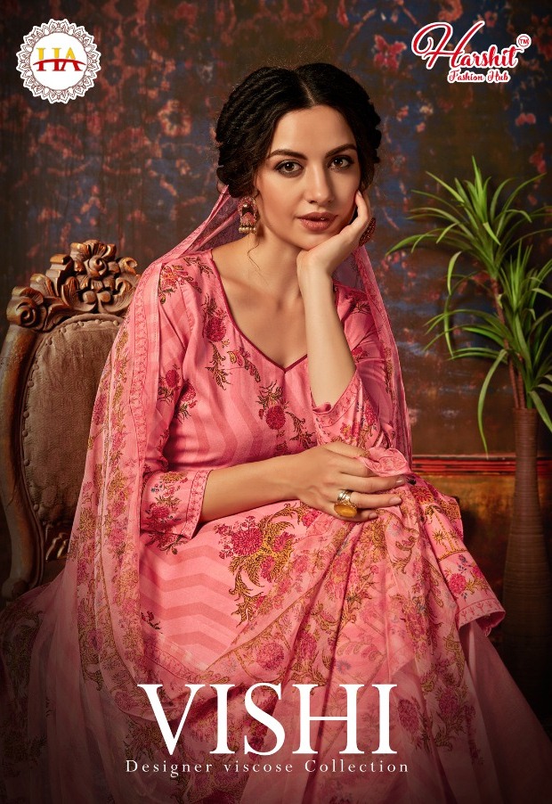 Alok Suit Present Vishi Viscose Rayon Suit In Summer Collection