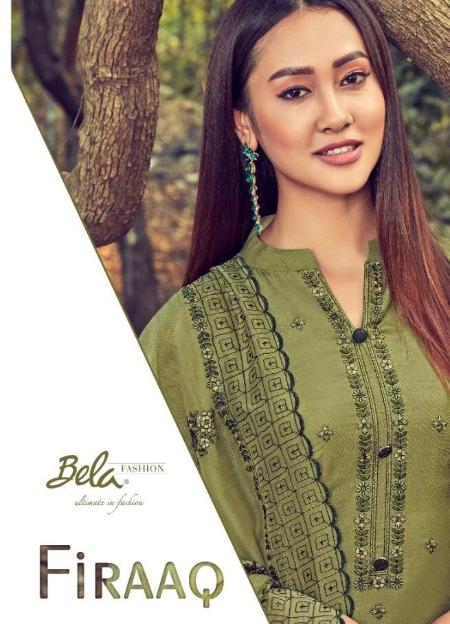 Bela Fashion Firaaq Cotton Silk Latest Salwar Suits Collection