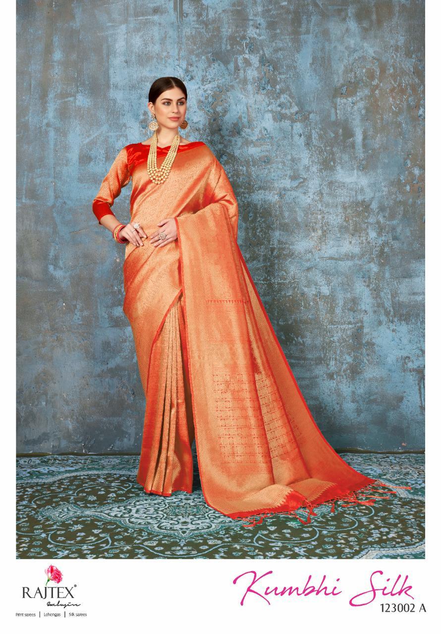 Rajtex Kumbhi 123002 Colour Handloom Weaving Fancy Saree