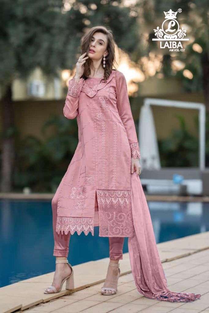 laiba am vol 137 full stitch georgette work pakistani salwar suit