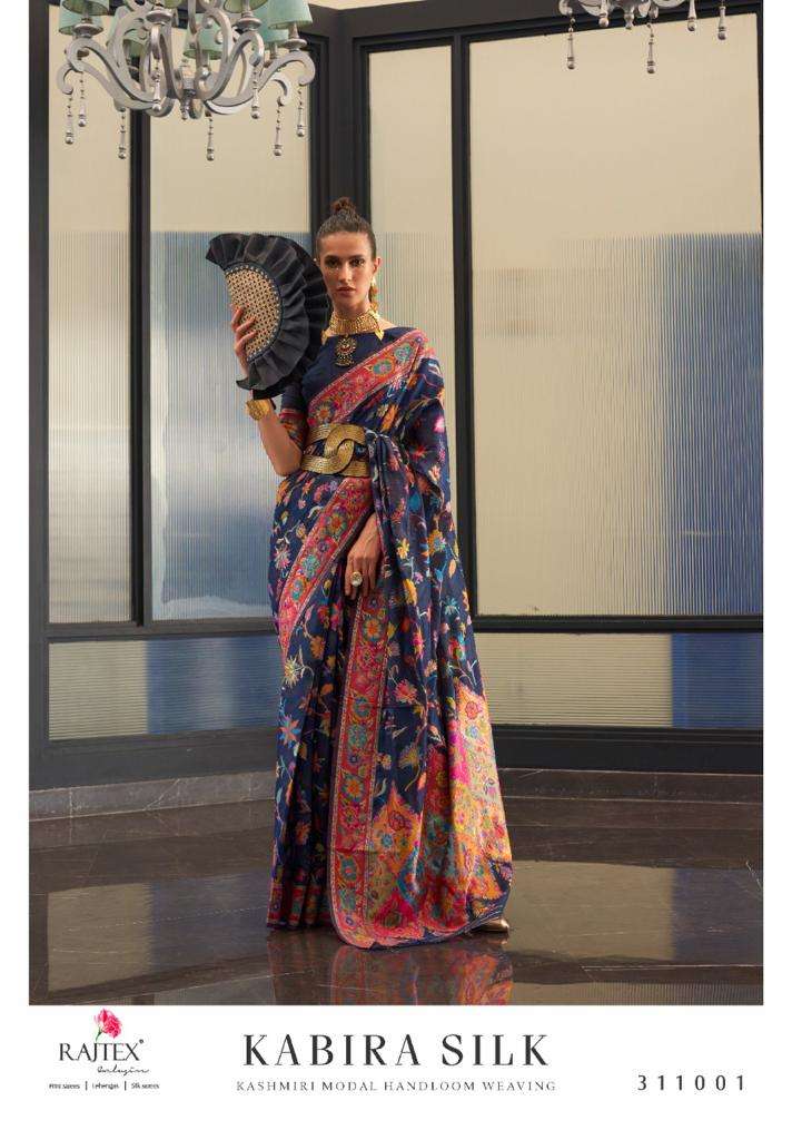 kabira silk by rajtex 311001-311009 kashmiri handloom weaving exclusive sarees