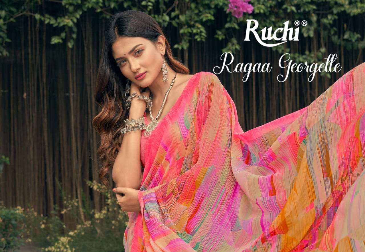 ruchi ragaa georgette vol 4 daily wear saree collection 