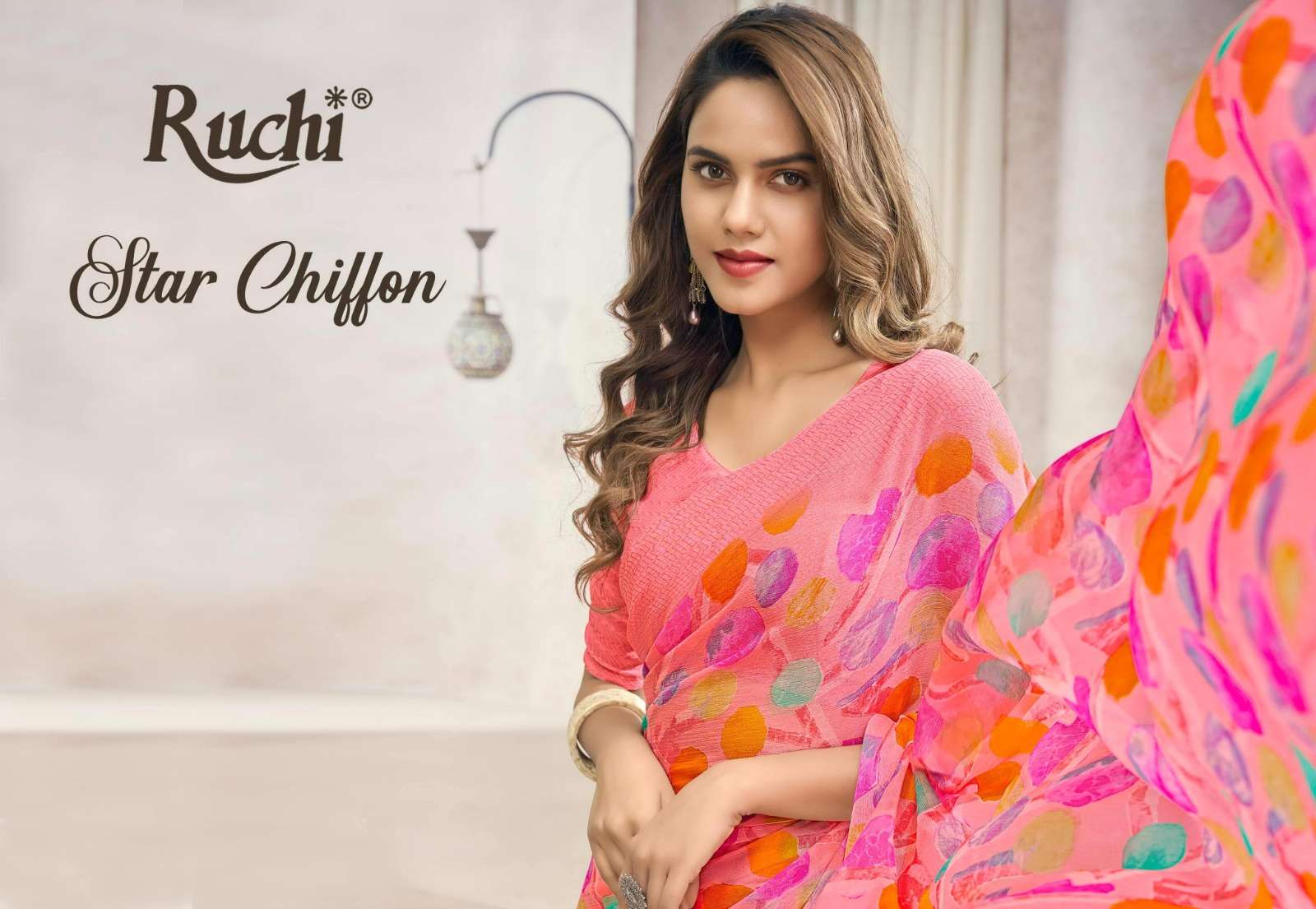 star chiffon vol 88 by ruchi adorable casual wear saree collection 