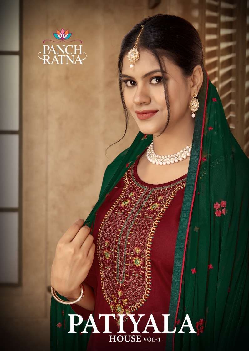 patiyala house vol 4 by panch ratna designer festive wear salwar kameez collection 