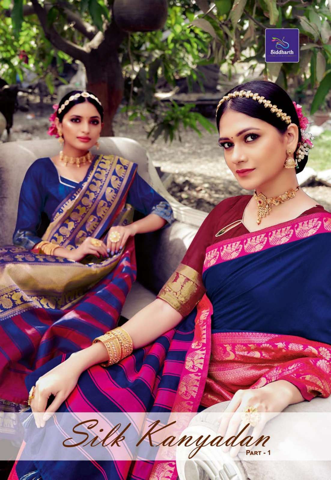 siddharth silk mills present silk kanyadan fantastic festive wear sarees collection 