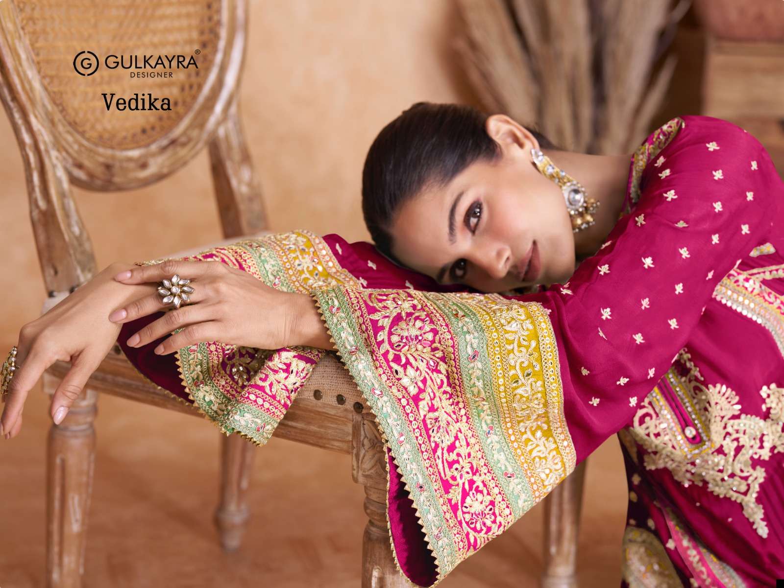 gulkayra designer present vedika wedding wear designer readymade pakistani salwar suits