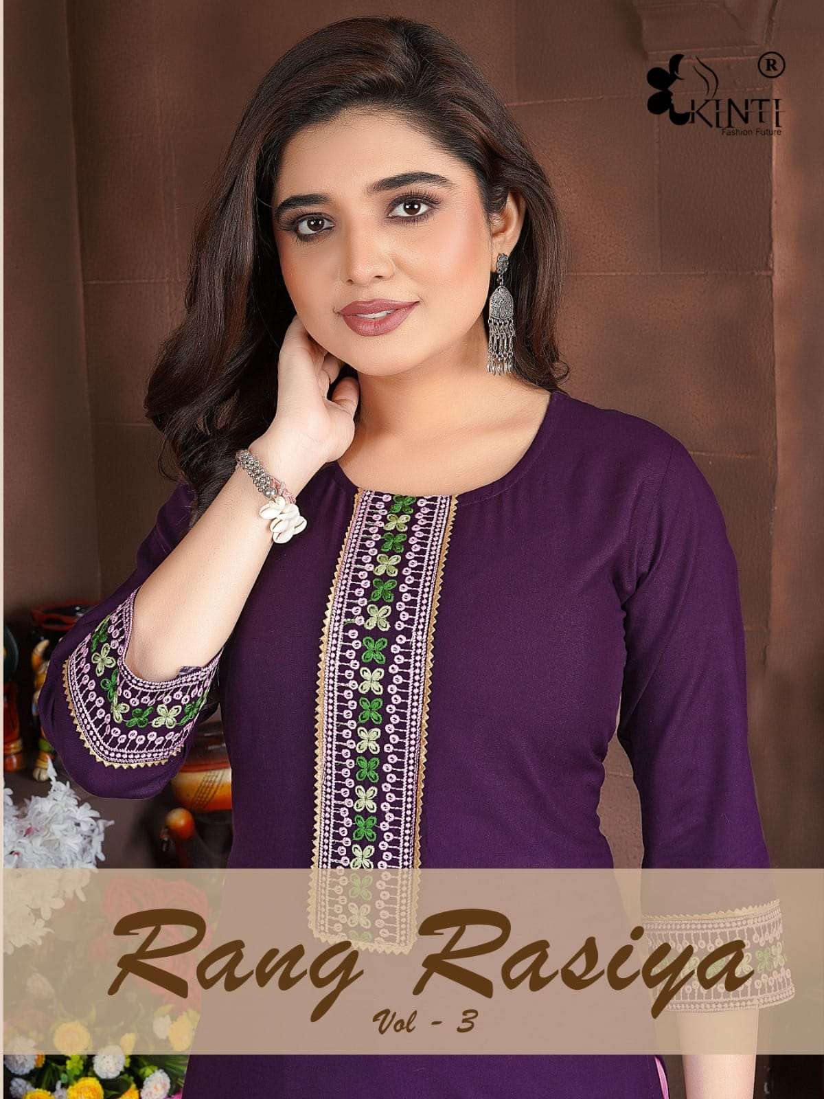 rang rasiya vol 3 by kinti fancy casual wear readymade plazzo bottom salwar kameez