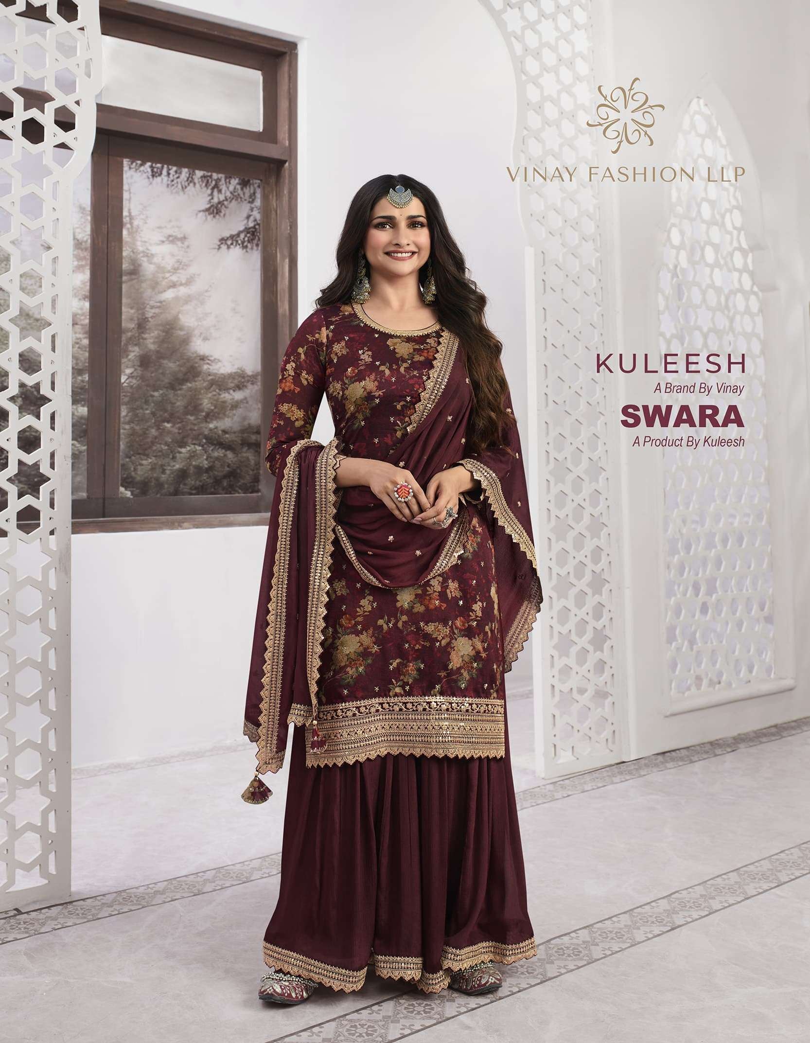vinay fashion kuleesh swara digital print designer georgette 3 peice dress material