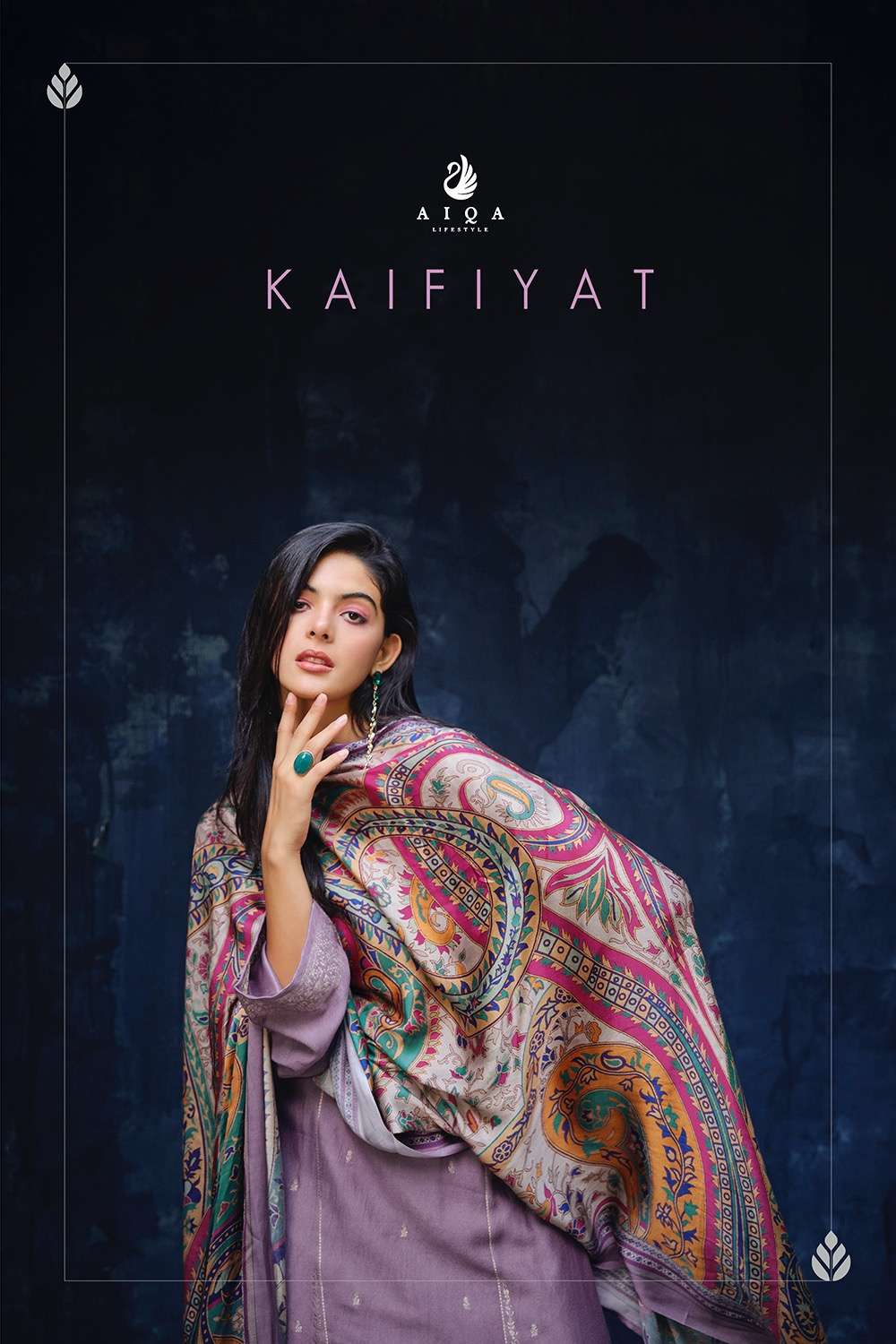 aiqa lifestyle present kafiyat winter woolen pashmina salwar suit collection
