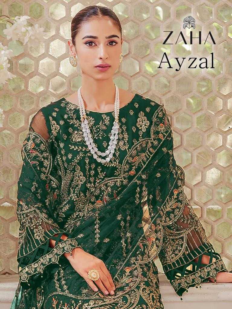 zaha ayzal vol 1 10221 designer pakistani concept unstitch salwar suit 