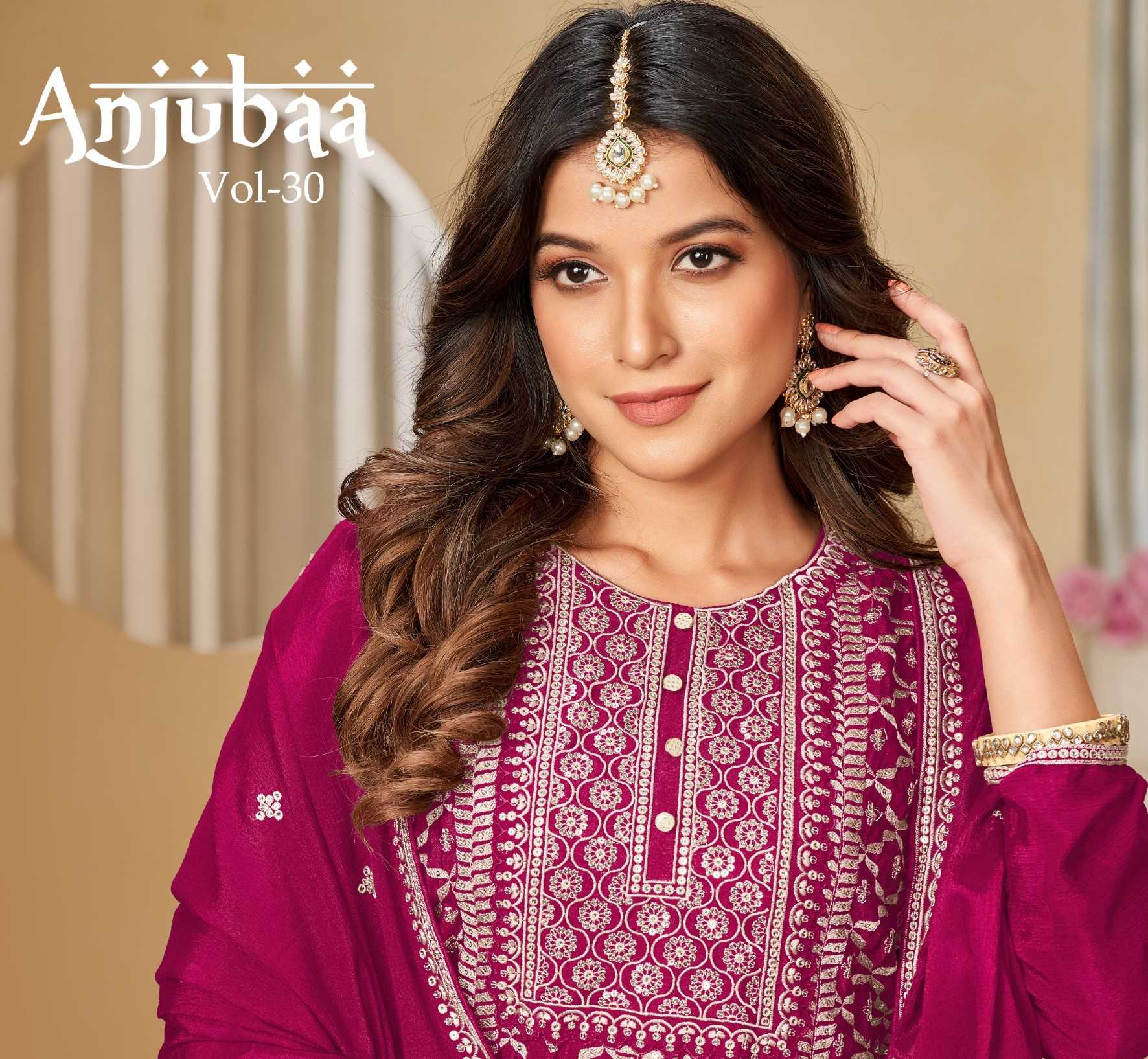 anjubaa vol 30 designer occasion wear unstitch salwar kameez