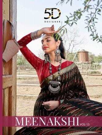 5d designer meenakshi vol 15 soft silk fancy sarees