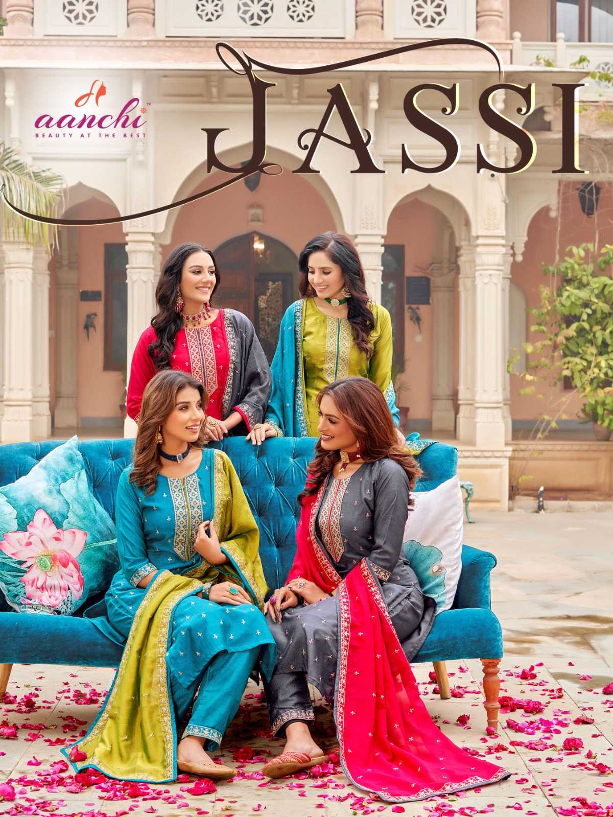 aanchi jassi designer classy look readymade salwar kameez