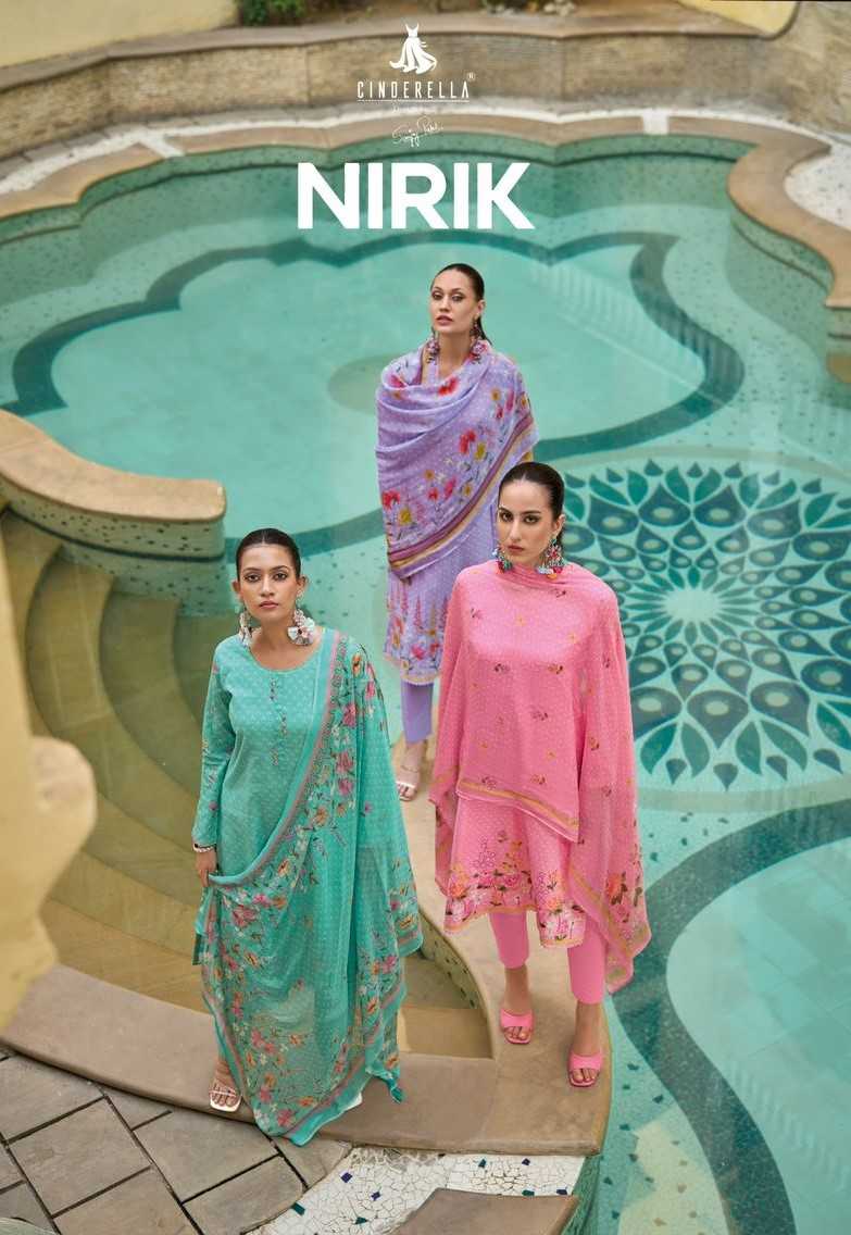ibiza lifestyle nirik fancy linen cotton digital print with work dress material