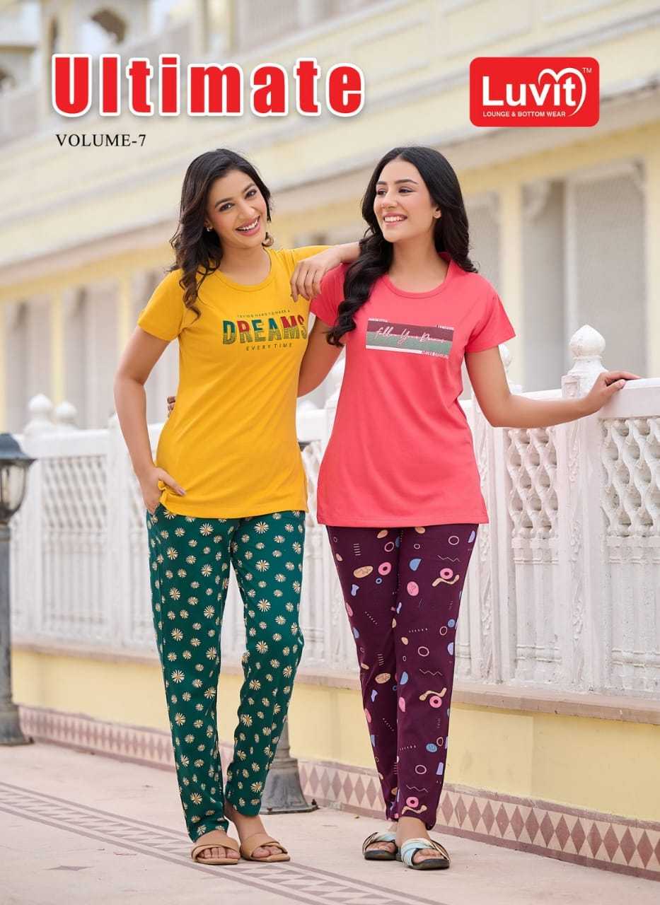 luvit ultimate vol 7 trendy comfortable full stitch night suit collection