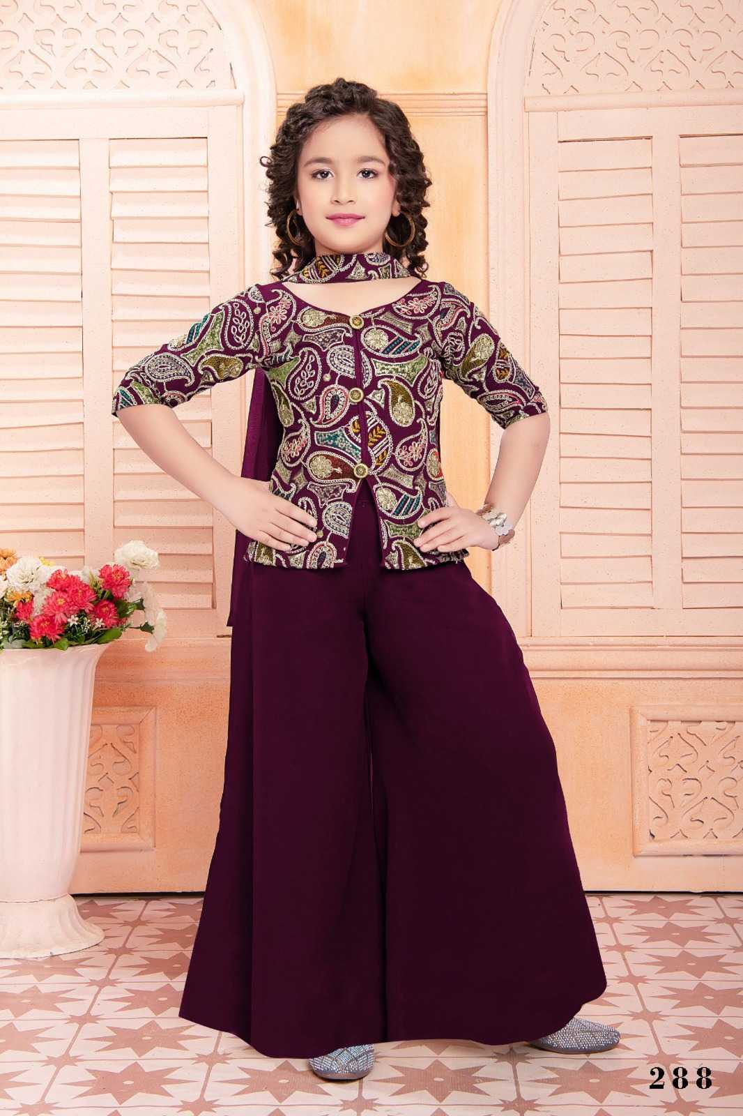 pr aaradhna vol 44 stylish readymade occassion designer 3pcs collection kids wear 