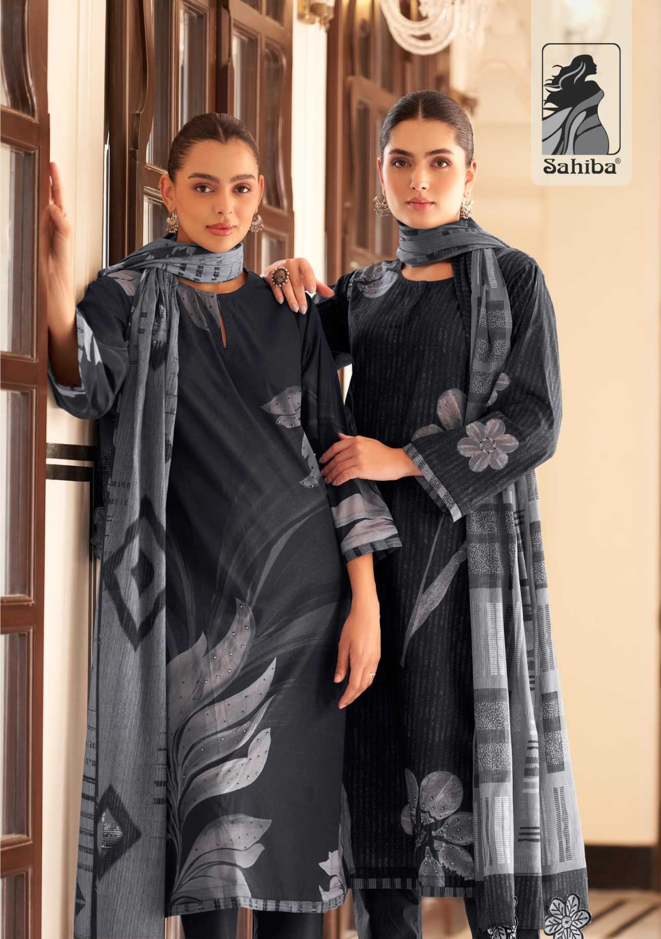 sahiba sana festive look cotton unstitch salwar suit supplier 