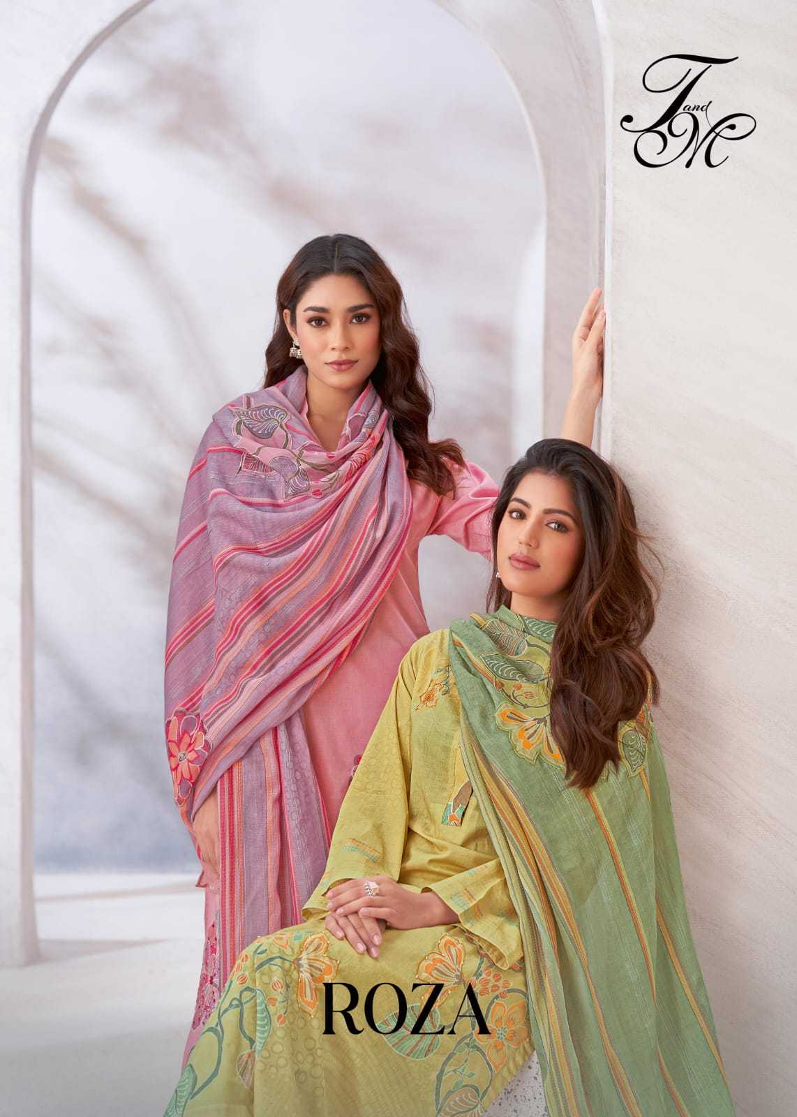 t & m roza  digital print amazing wear unstitch salwar suit 
