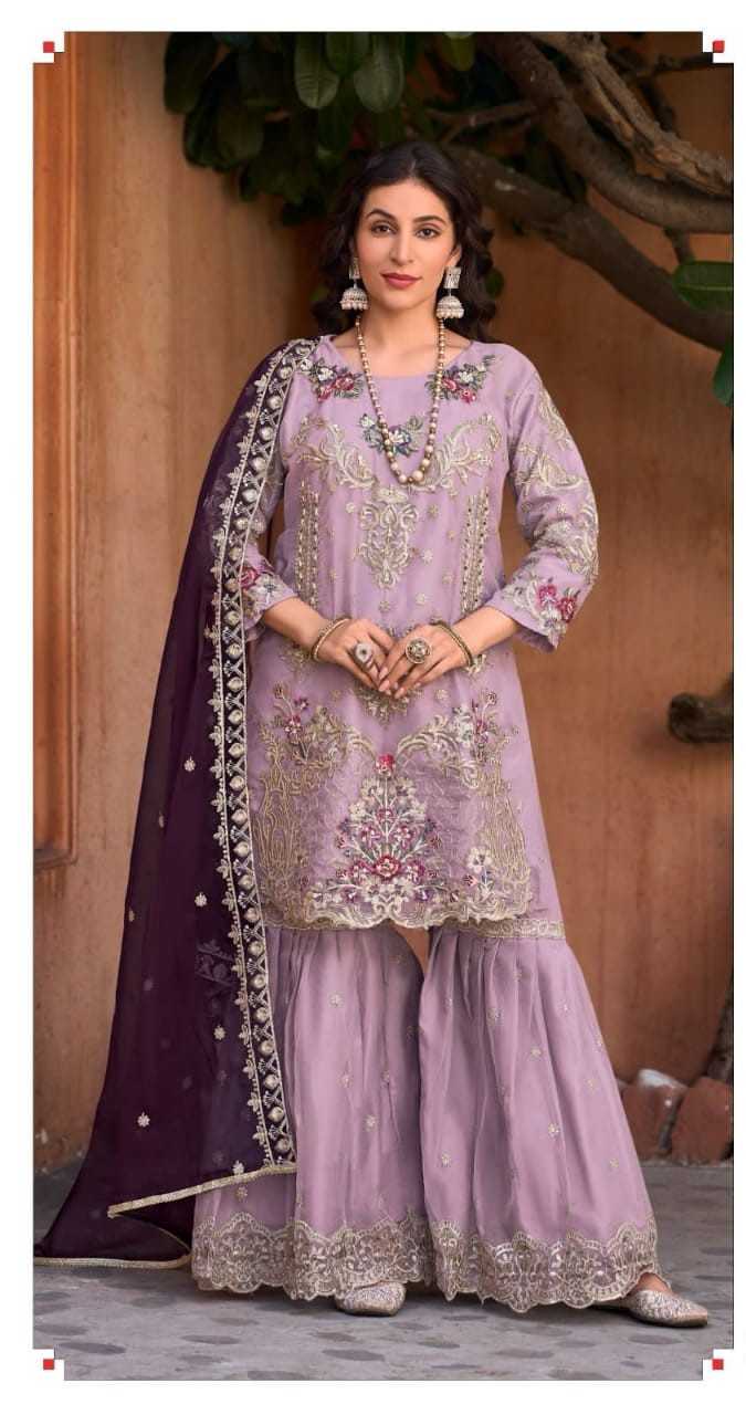 428 by deepsy suits designer pakistani orgnaza with embroidered salwar kameez