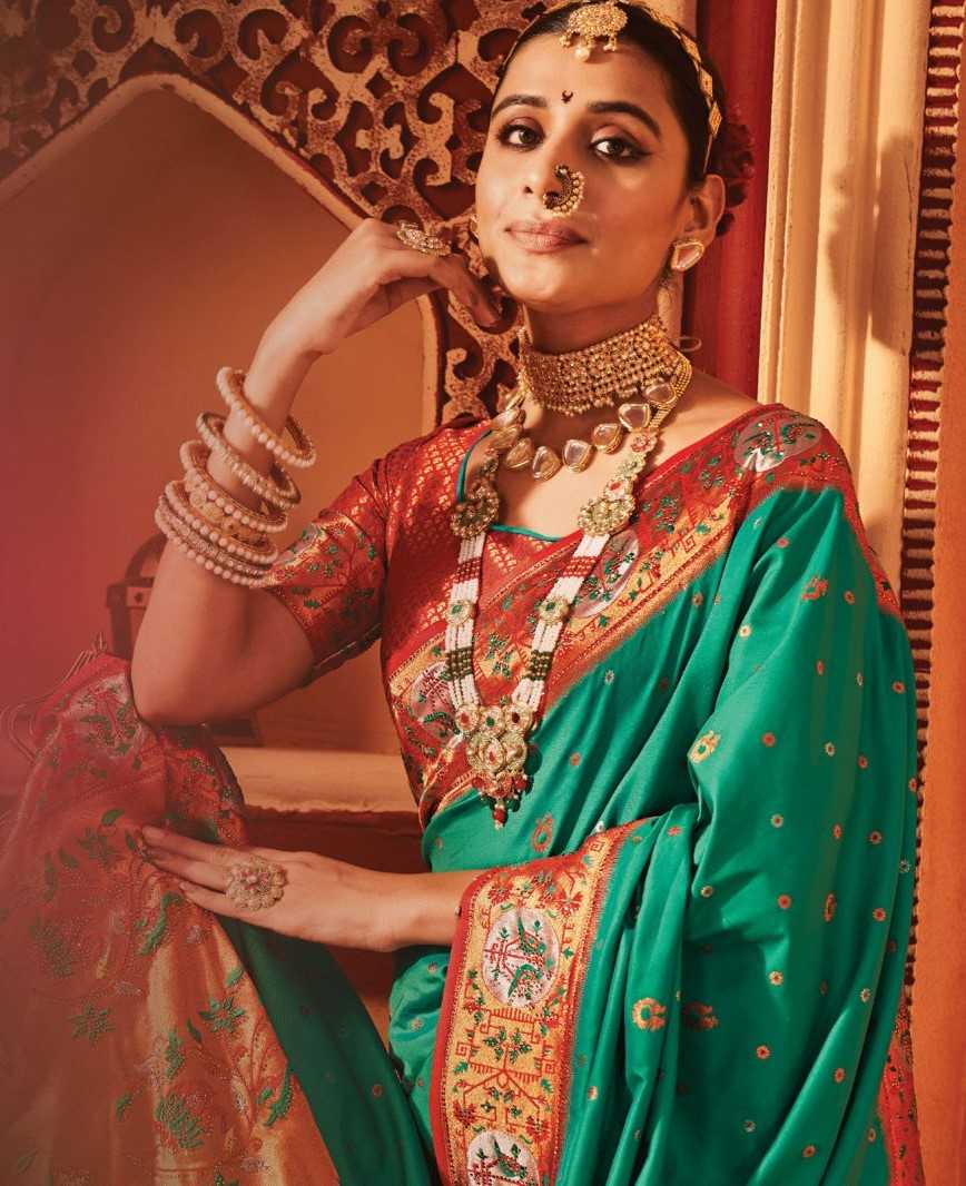 geetanshi koyari silk 1948 colours adorable fancy banarasi silk siroski work saree