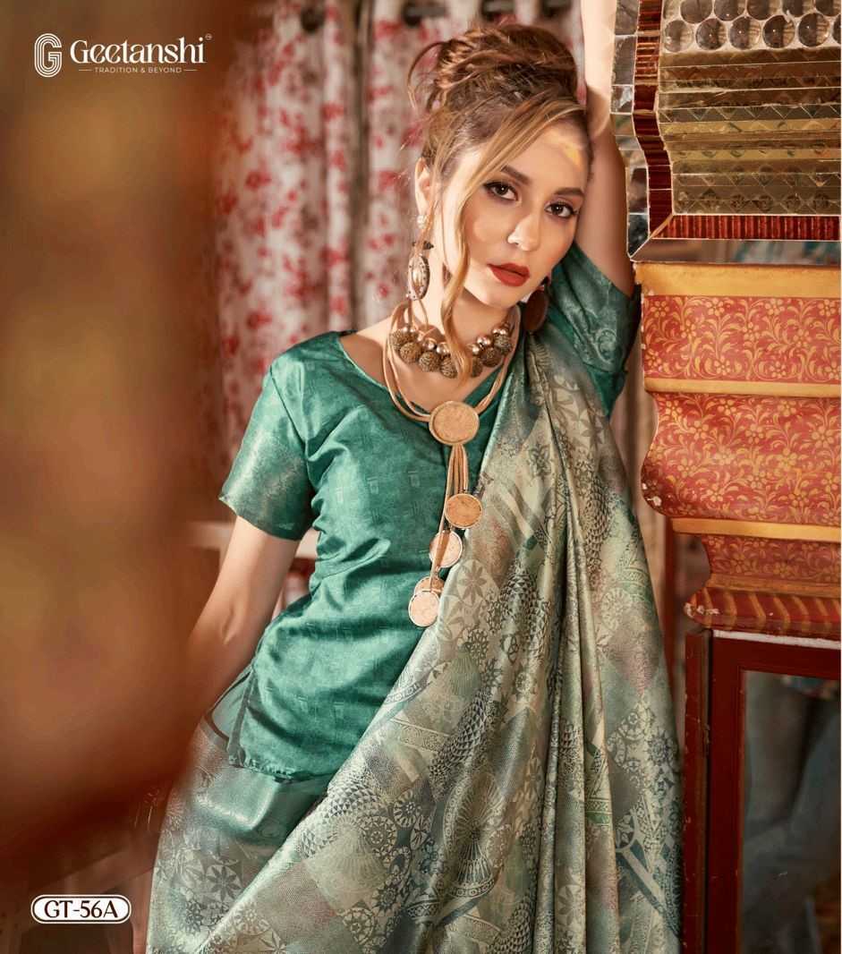 geetanshi presents sachita vol 2 designer soft silk saree wholesaler