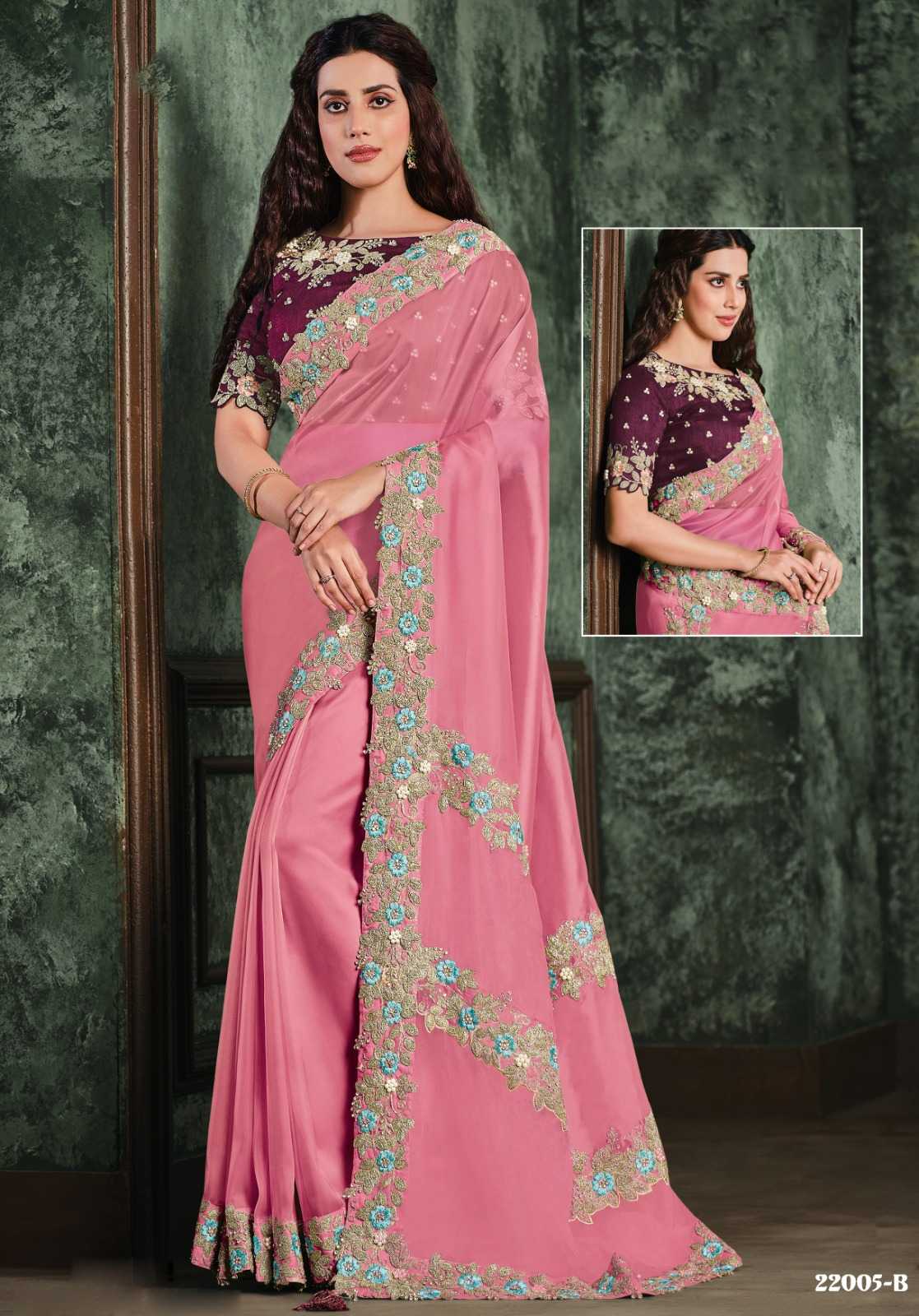 mohmanthan 22000 shaira by mahotsav hit designer wedding saree collection