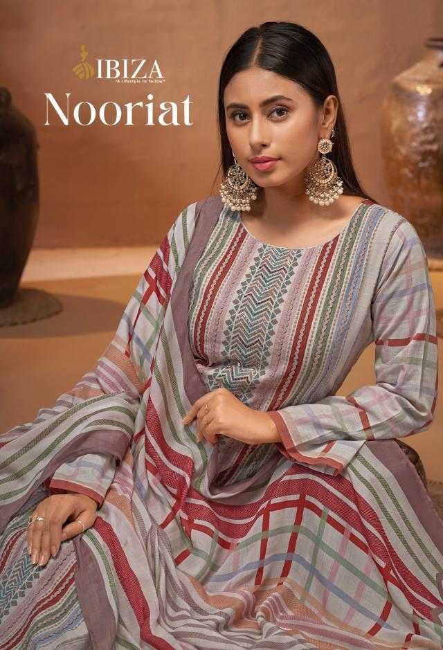 nooriat by ibiza linen cotton summer wear dress materials