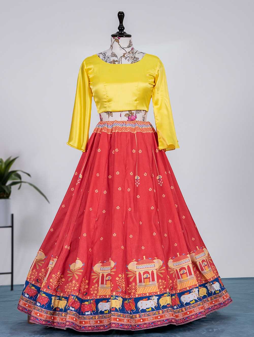 pr nnk1220 classy look vaishali silk semi stitched lehenga choli collection