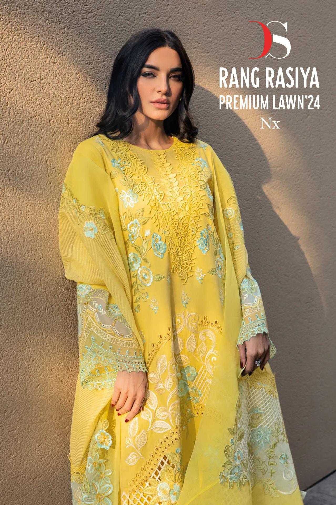 rangrasiya premium lawn 24 nx by deepsy cotton pakistani dresses