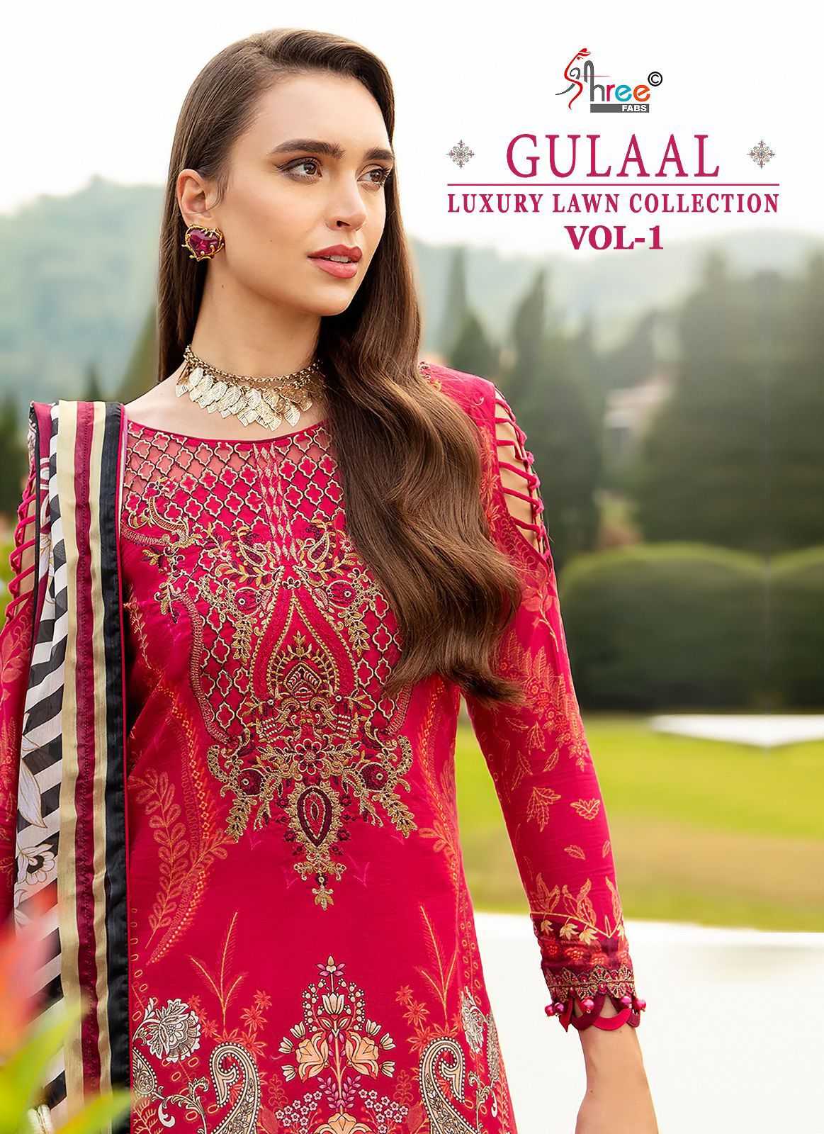 shree fabs gulaal luxury lawn collection vol 1 exclusive Pakistani salwar kameez