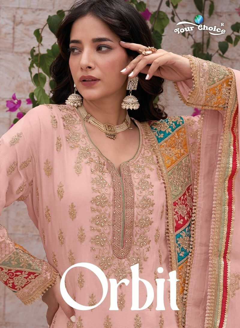 your choice orbit party wear readymade straight kurti garara dupatta collection