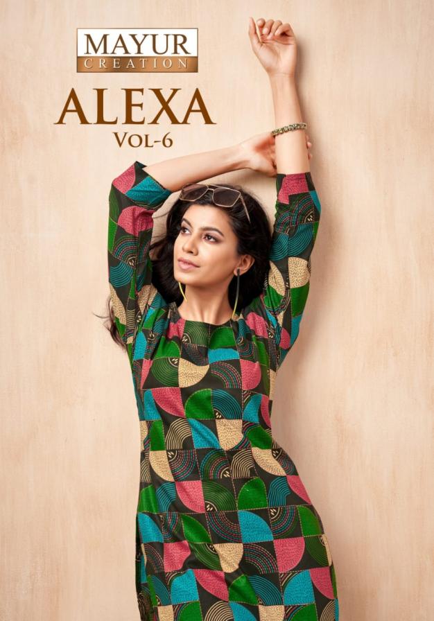 alexa vol 6 by mayur creation cotton elegance fully stitch co-ord set for girls 