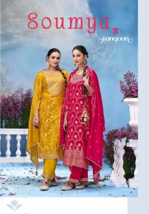 rangoon soumya rusian jacquard elegance full stitch salwar kameez 
