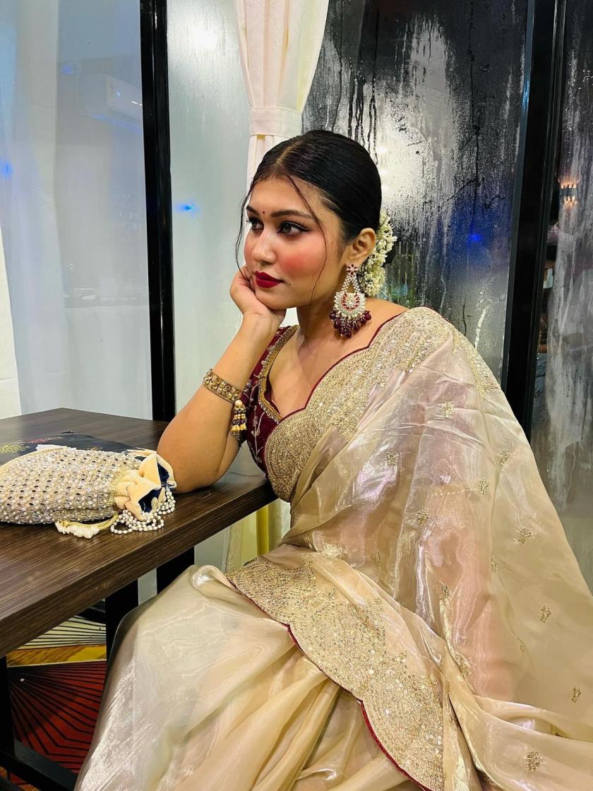 kc 2073 jimmy chu sequance luxurious saree best wholesaler 