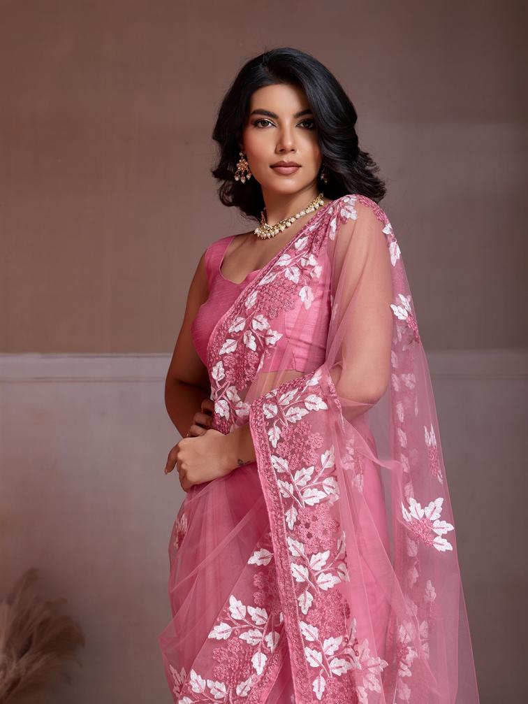 correct soft net gorgeous look saree best wholesaler 