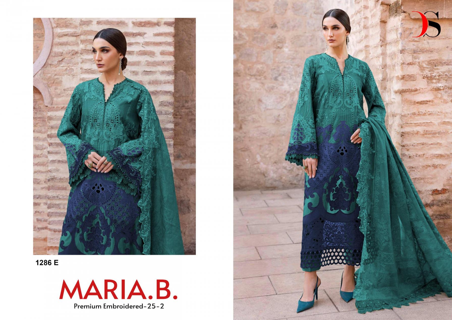 maria b premium embroidered 25 vol 2 by deepsy suits cotton pakistani unstitch suits 
