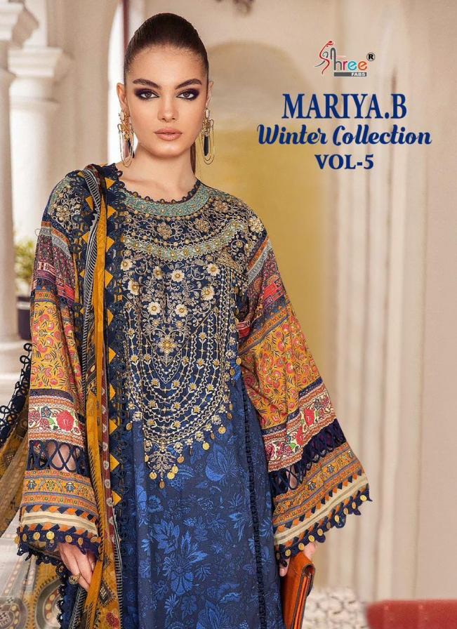 maria b winter collection vol 5 by shree fabs pashmina modern pakistani suits 