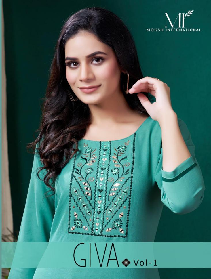 Moksh GIVA Vol-1  KURTI set collection