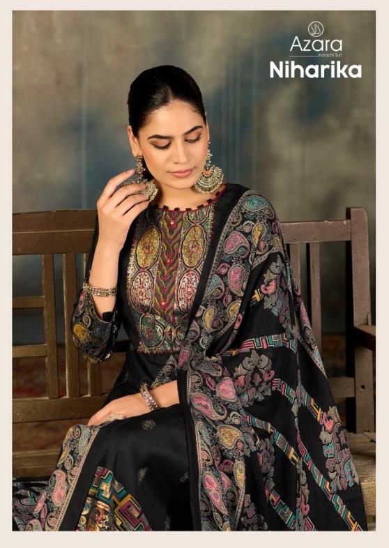 niharika by azara radhika fashion vertical fancy dress materials 